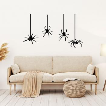 Hanging Spiders Wall Stickers