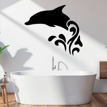 Jumping Dolphin Wall Stickers