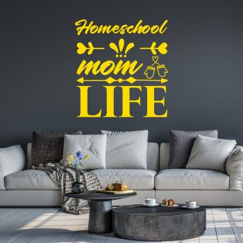 Homeschool Mom Wall Stickers