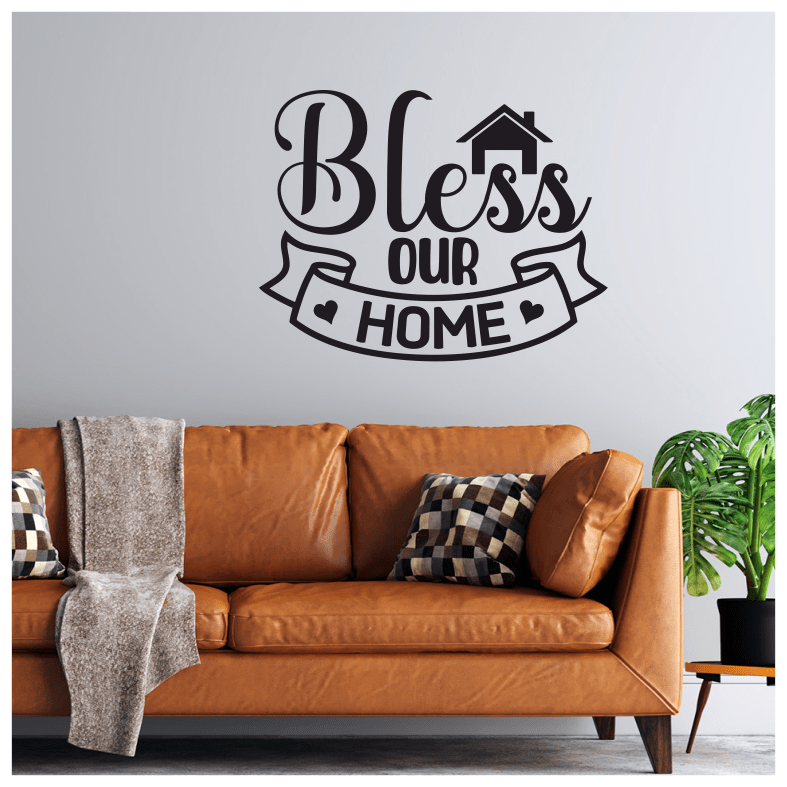 Bless our Home Quote Wall Sticker