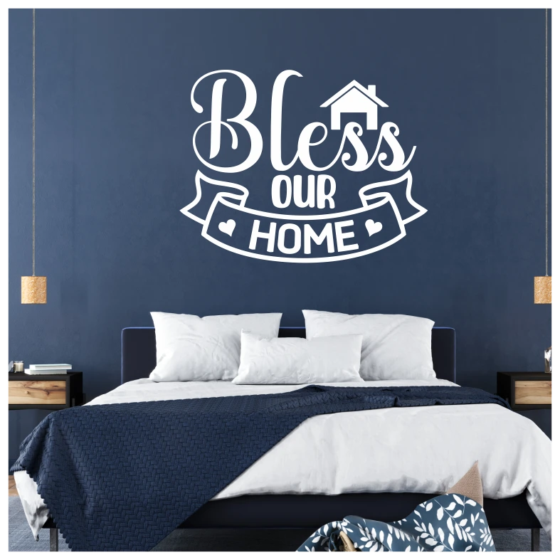 Bless our Home Quote Wall Sticker
