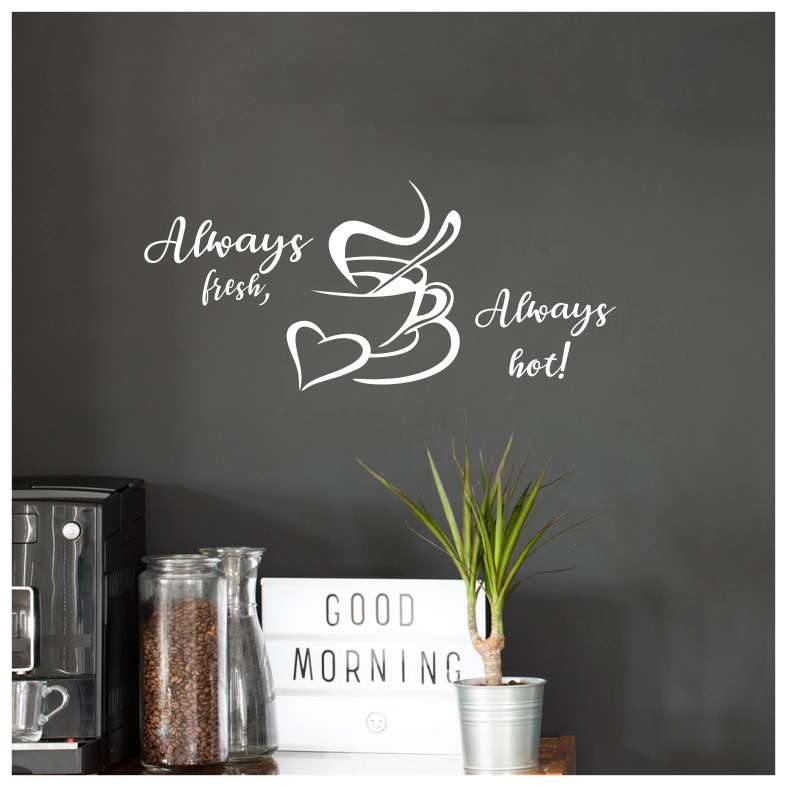 Coffee Always Fresh Wall Sticker