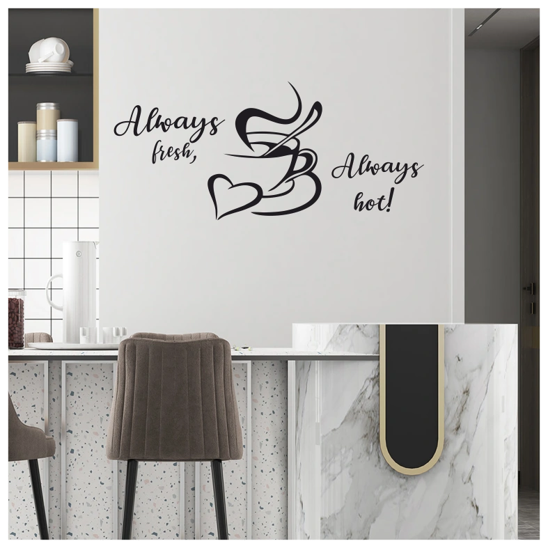 Coffee Always Fresh Wall Sticker