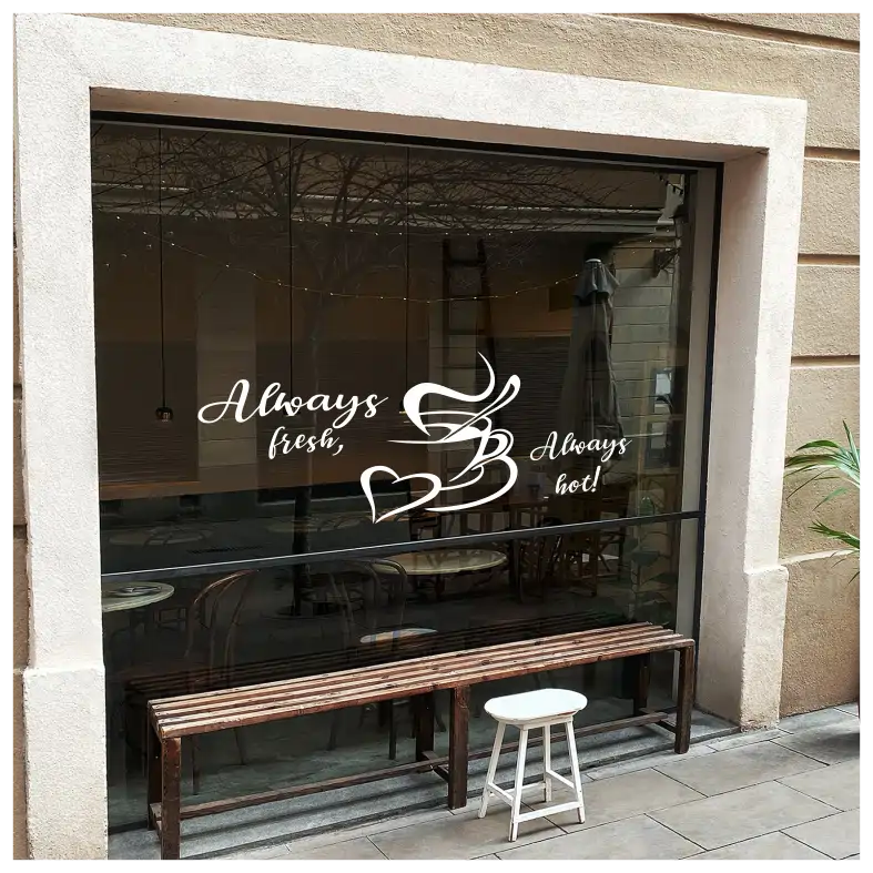 Coffee Always Fresh Wall Sticker