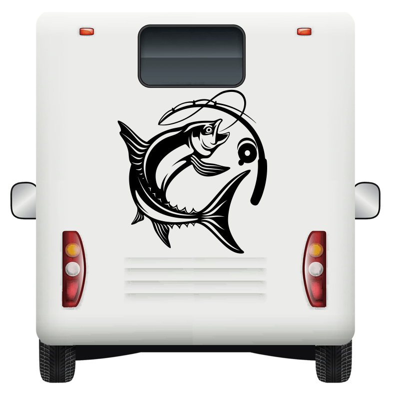 Fishing Car Sticker