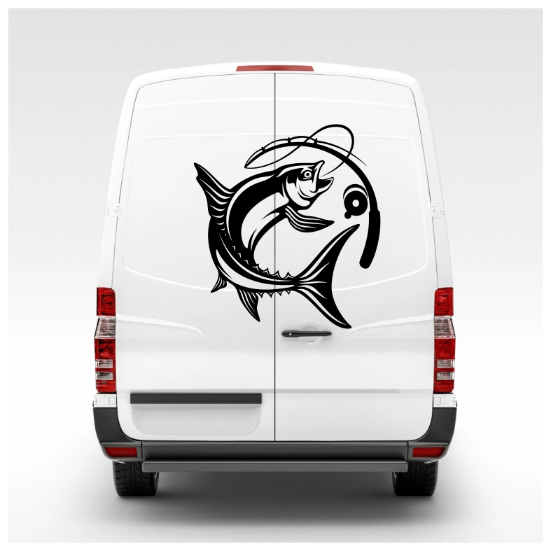 Fishing Car Sticker
