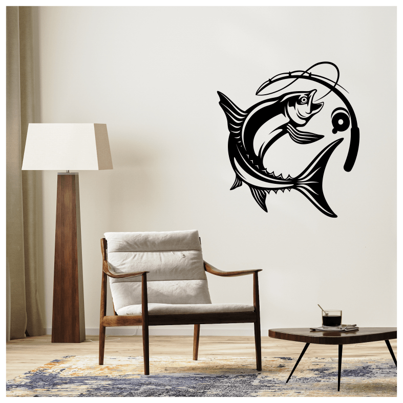 Fishing Wildlife Wall Sticker