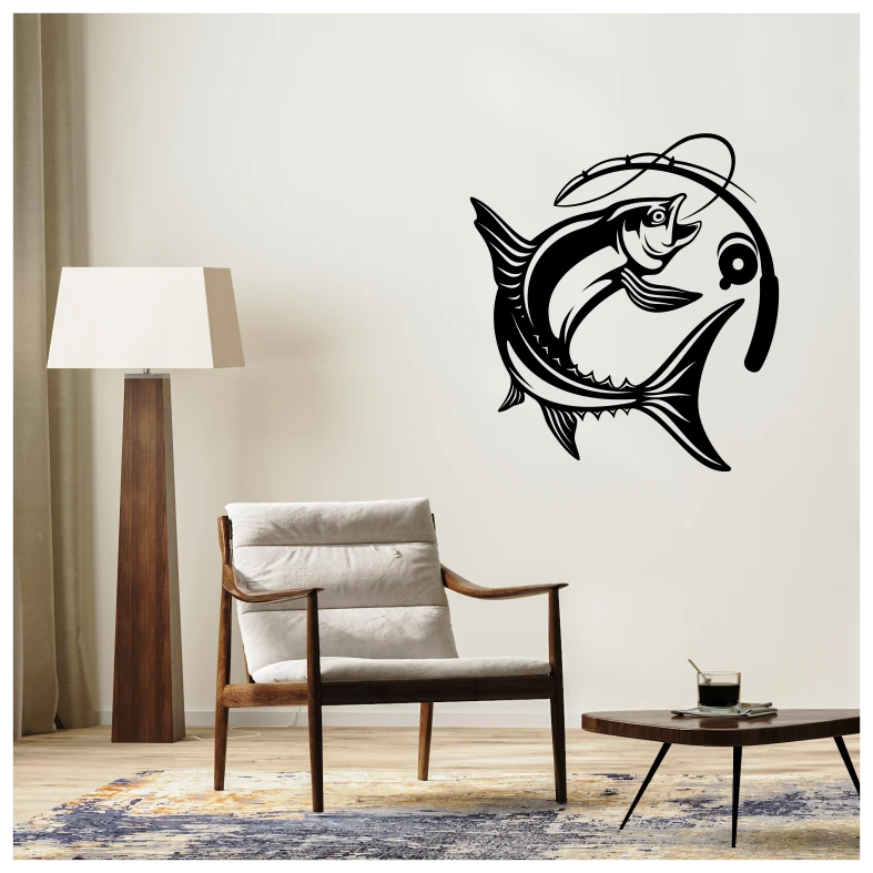 Fishing Wildlife Wall Sticker
