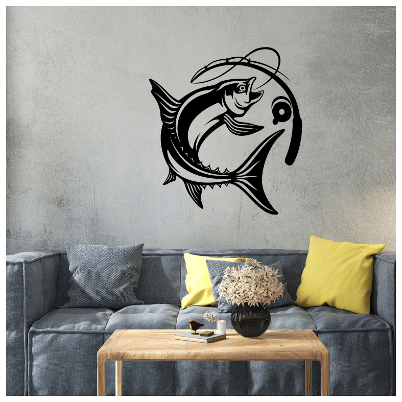 Fishing Wildlife Wall Sticker