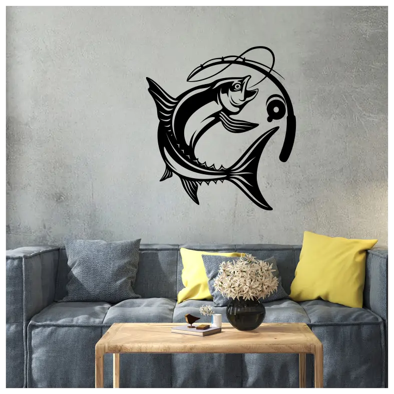 Fishing Wildlife Wall Sticker