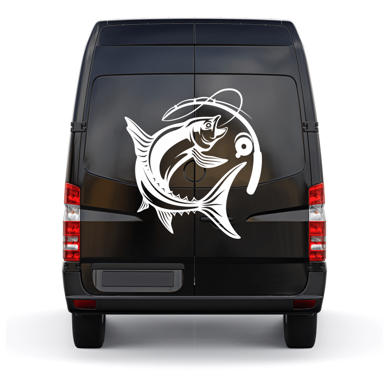 Fishing Car Sticker