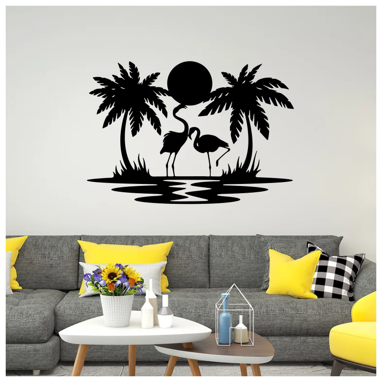 Flamingos Wildlife Wall Sticker