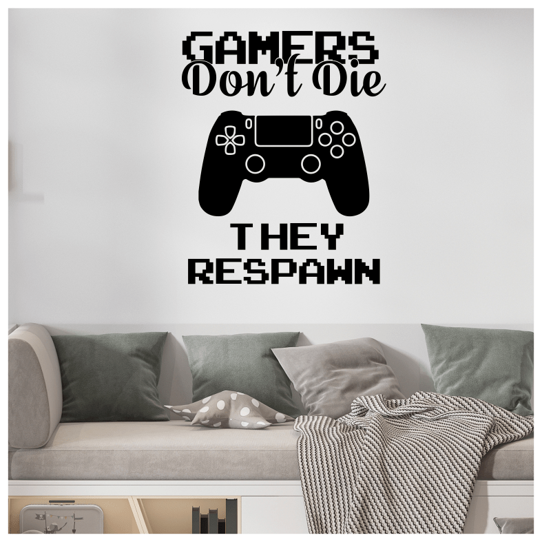 Gamers Don’t Die Wall Sticker