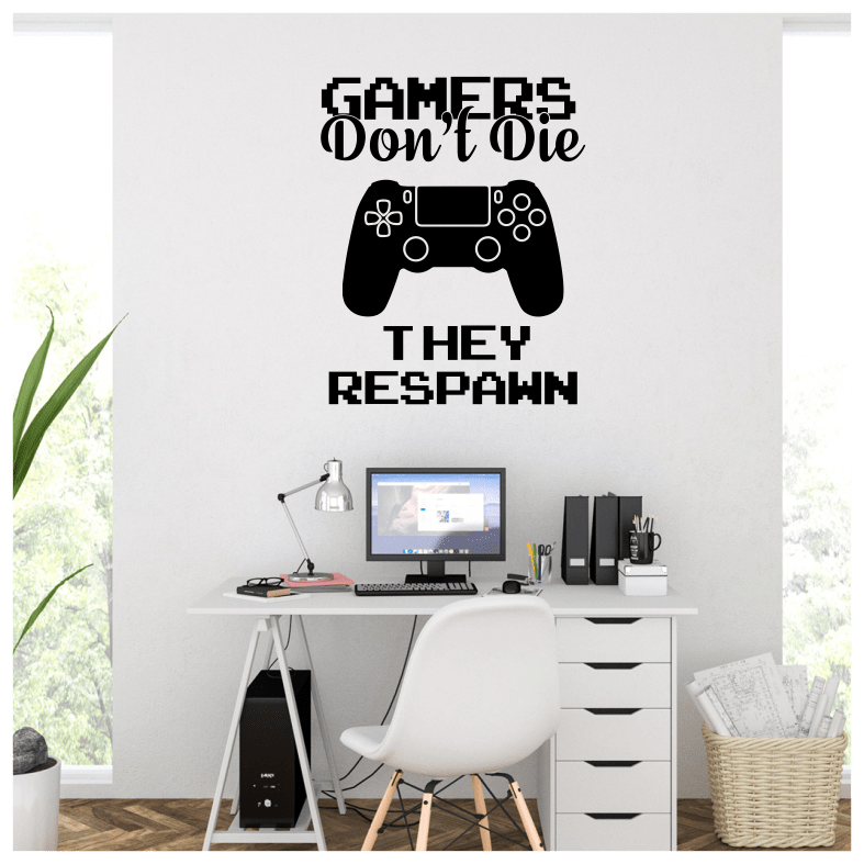 Gamers Don’t Die Wall Sticker