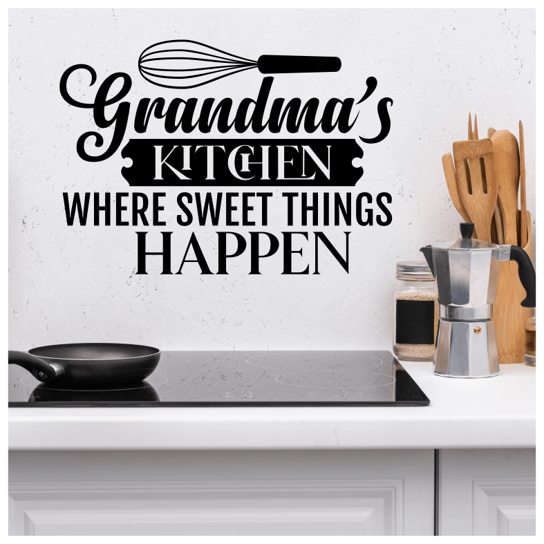 Grandma’s Kitchen Quote Wall Sticker