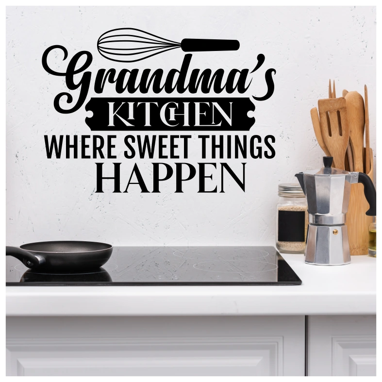 Grandma’s Kitchen Quote Wall Sticker