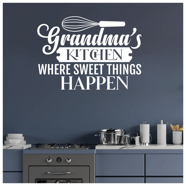 Grandma’s Kitchen Quote Wall Sticker