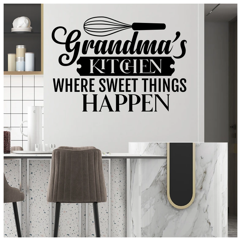 Grandma’s Kitchen Quote Wall Sticker