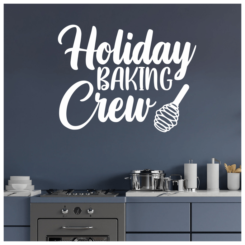 Holiday Baking Quote Wall Sticker