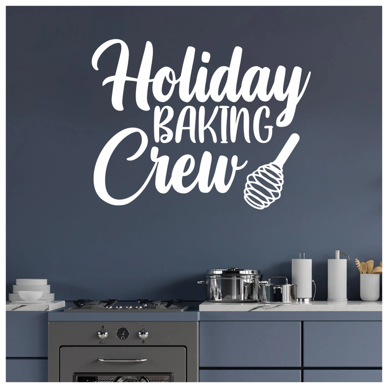 Holiday Baking Quote Wall Sticker