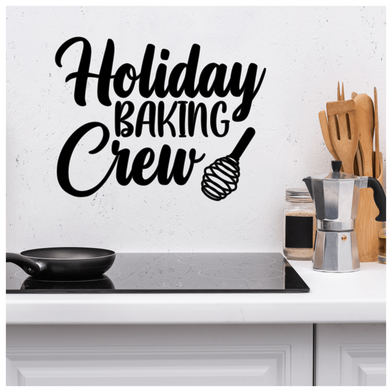 Holiday Baking Quote Wall Sticker