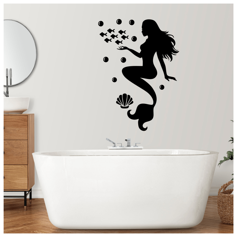 Mermaid SeaLife Fish Wall Sticker