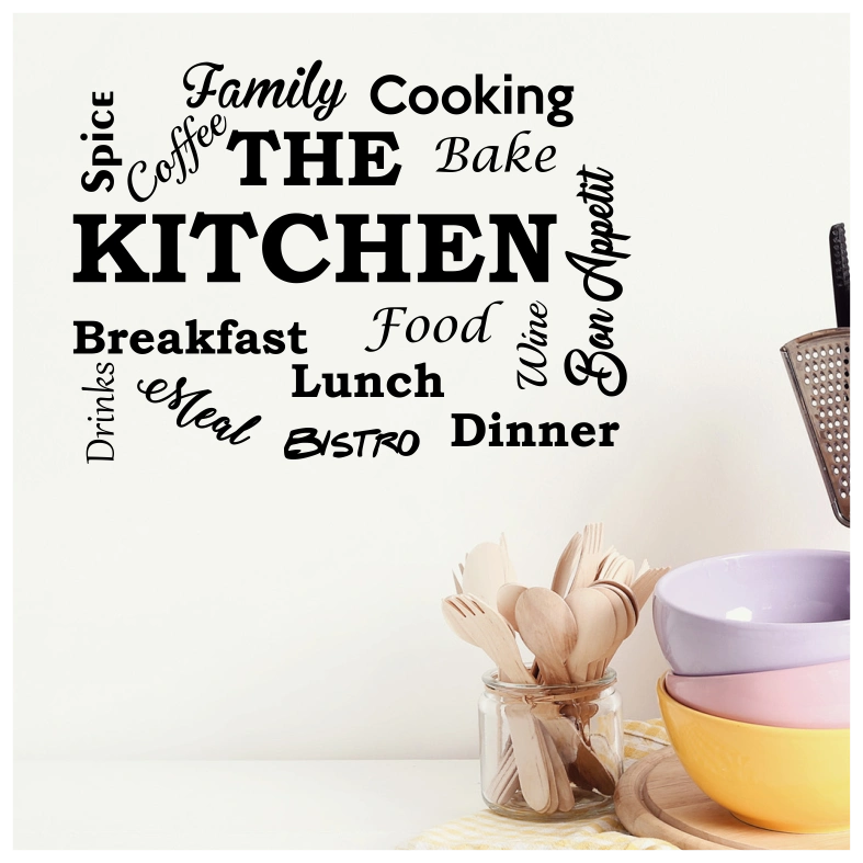 The Kitchen Quote Wall Sticker