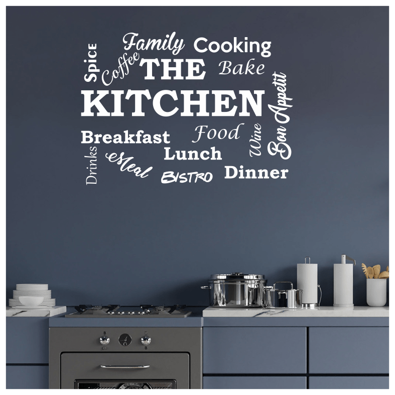 The Kitchen Quote Wall Sticker