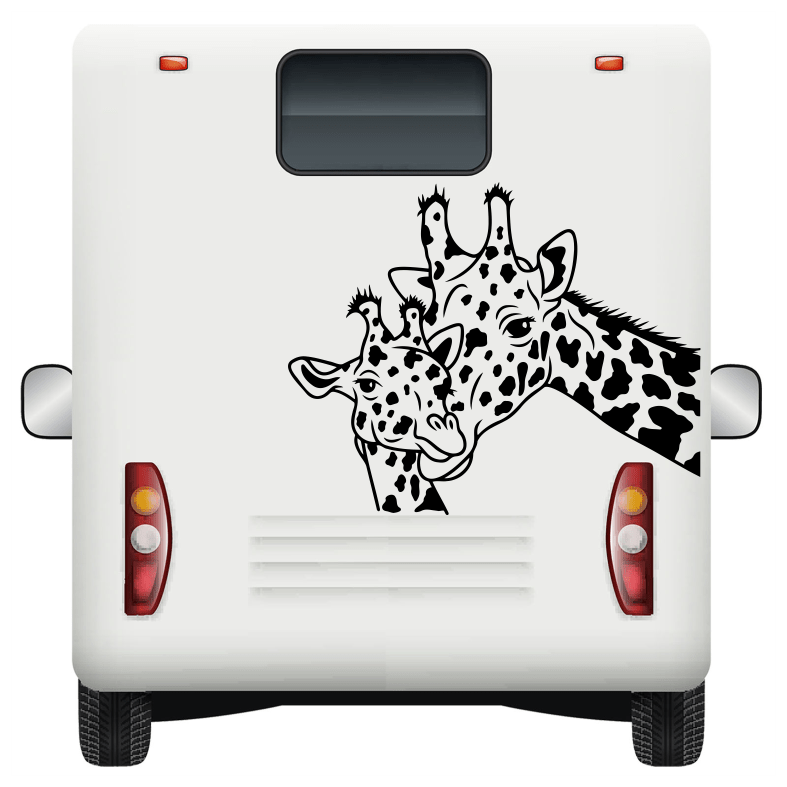 Giraffe Wildlife Car Sticker Decal