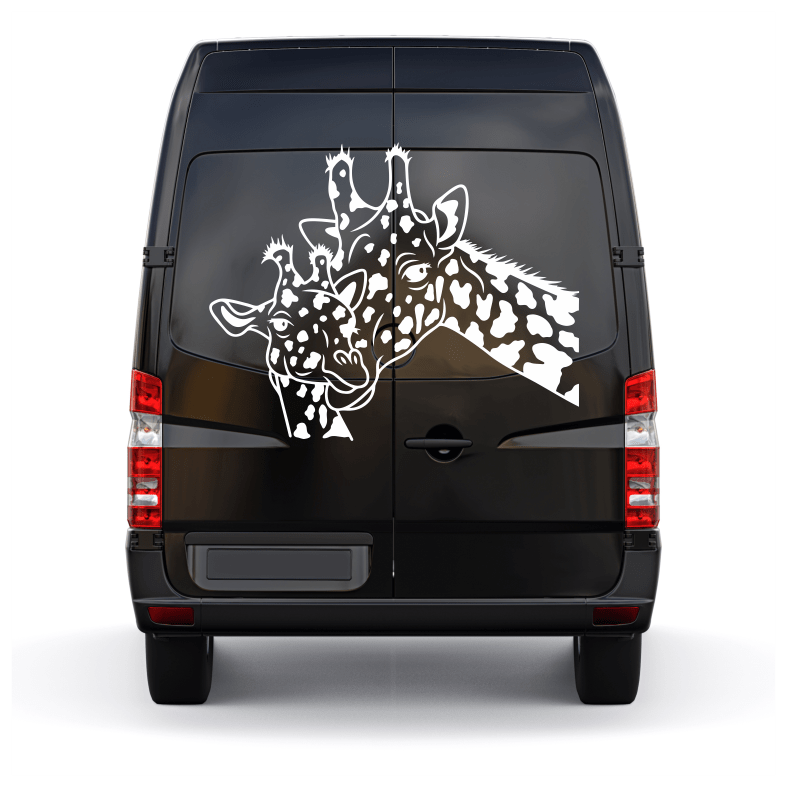 Giraffe Wildlife Car Sticker Decal