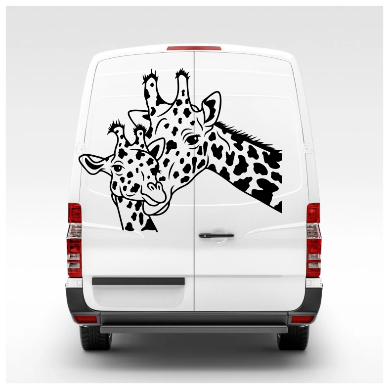 Giraffe Wildlife Car Sticker Decal