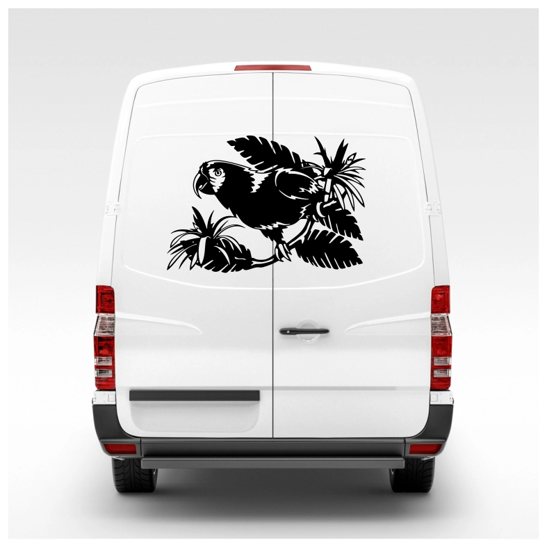 Parrot Wildlife Car Sticker Decal