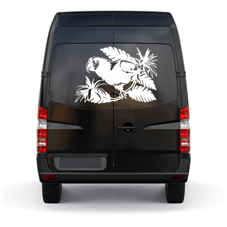 Parrot Wildlife Car Sticker Decal