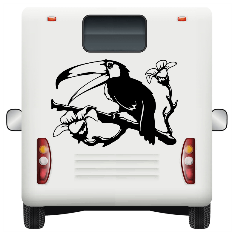 Toucan Wildlife Car Sticker Decal