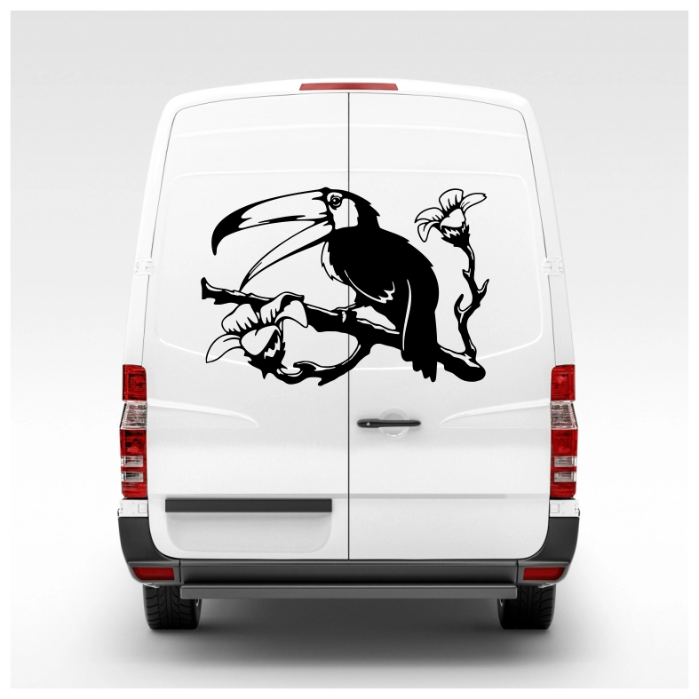 Toucan Wildlife Car Sticker Decal
