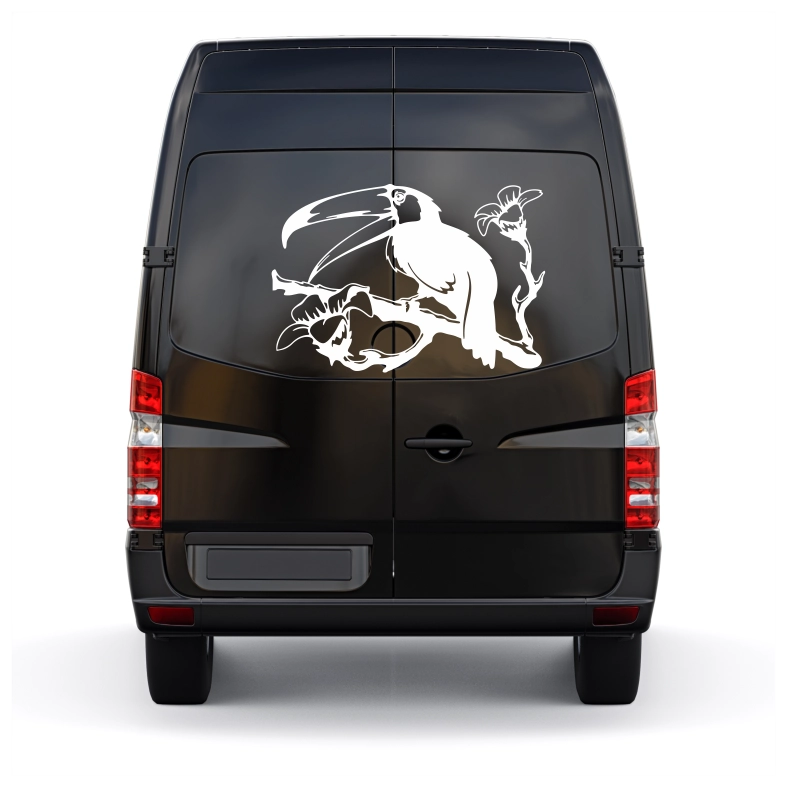 Toucan Wildlife Car Sticker Decal