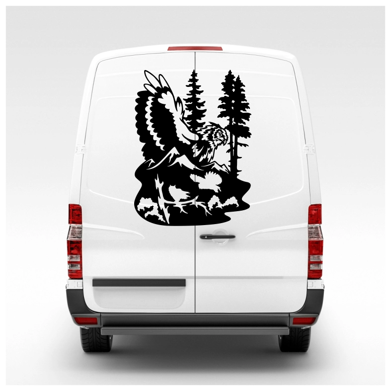 Wildlife Owl Car Sticker Decal