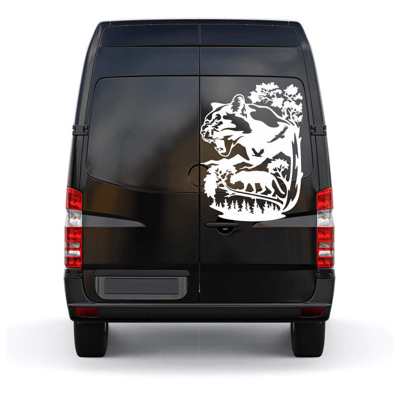 Wildlife Panther Car Sticker Decal