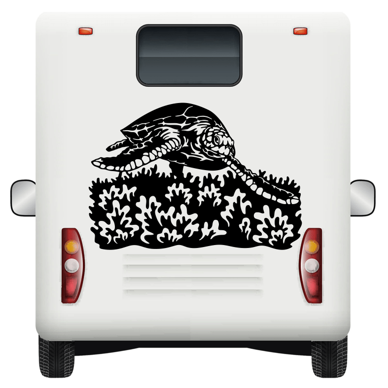 Wildlife Turtle Forest Car Sticker Decal