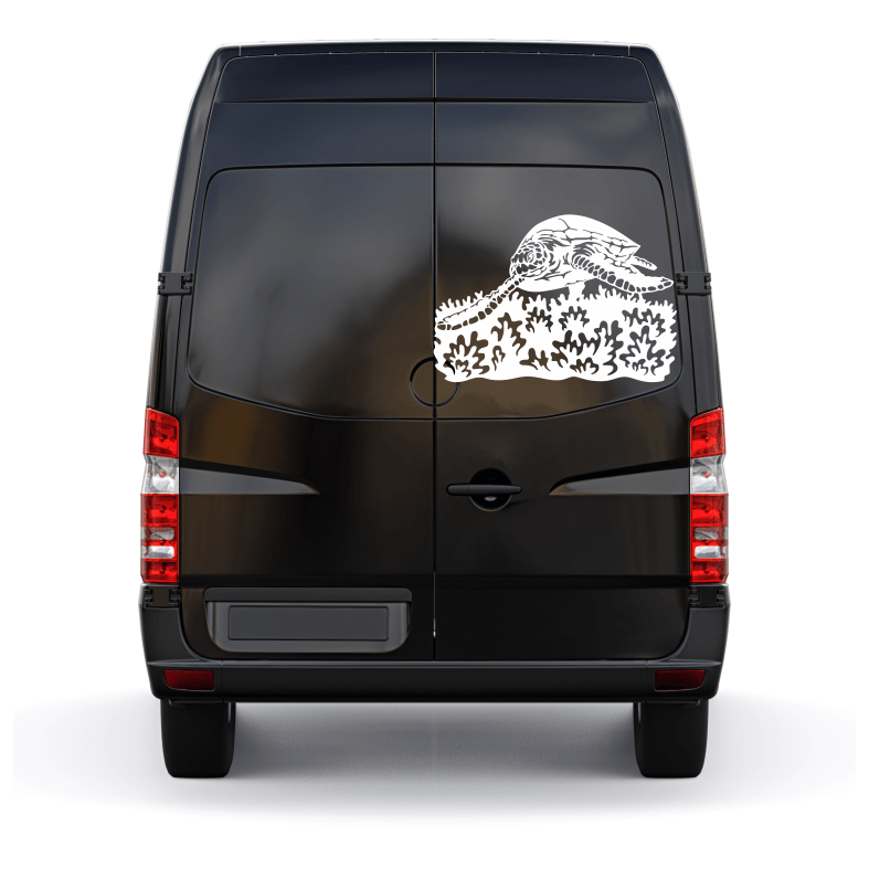 Wildlife Turtle Forest Car Sticker Decal