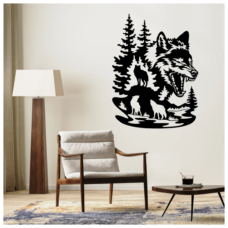 Wildlife Wolf Wall Sticker