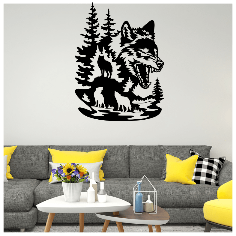 Wildlife Wolf Wall Sticker