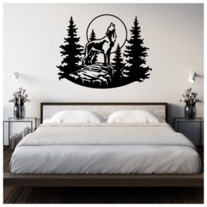 Wildlife Wolf Forest Wall Sticker