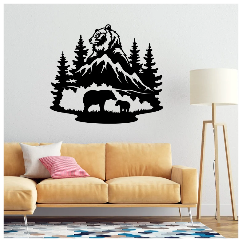 Wildlife Bear Wall Sticker