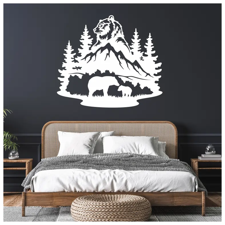 Wildlife Bear Wall Sticker