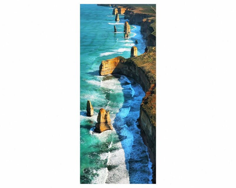 Cliff Coastline Door Sticker