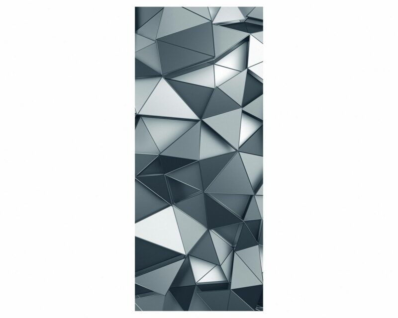 Abstract Polygonal 3D Door Sticker