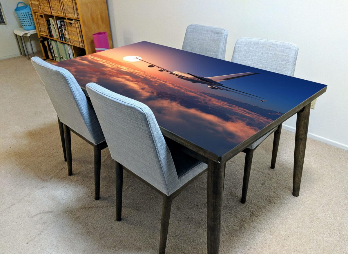 Brilliant Plane Table Sticker - Stickthat