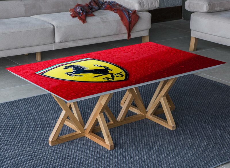 Ferrari Logo Table Sticker