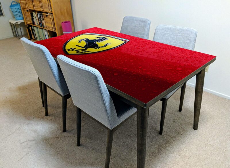 Ferrari Logo Table Sticker